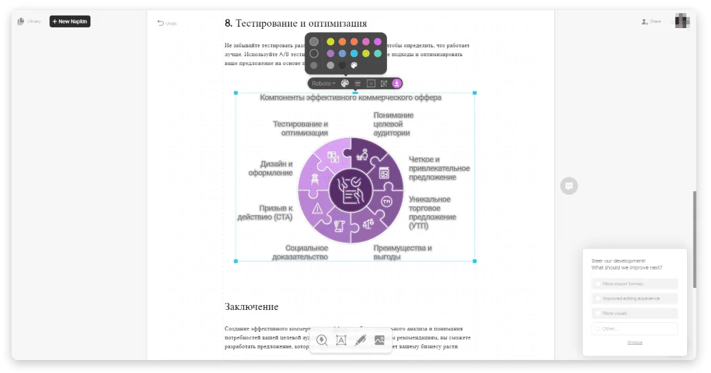 Пример работы в сервисе. Здесь есть история проектов. Источник: timeweb.com